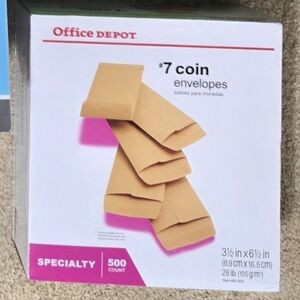 #7 Coin Envelopes